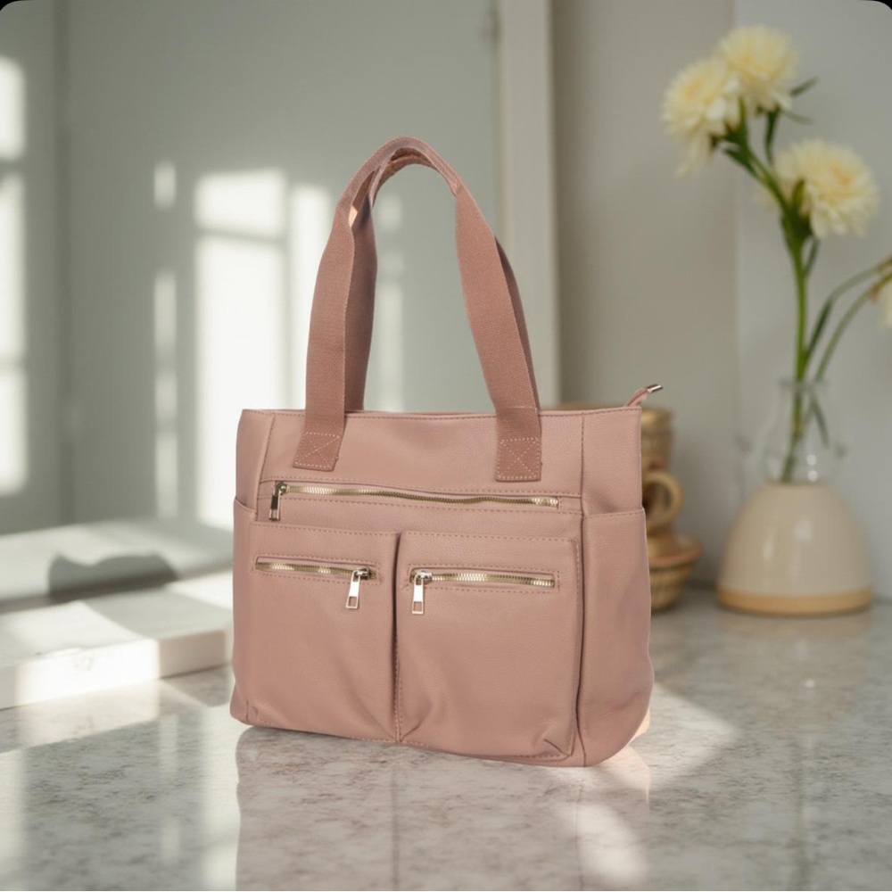 Elegant Pink Tote Bag